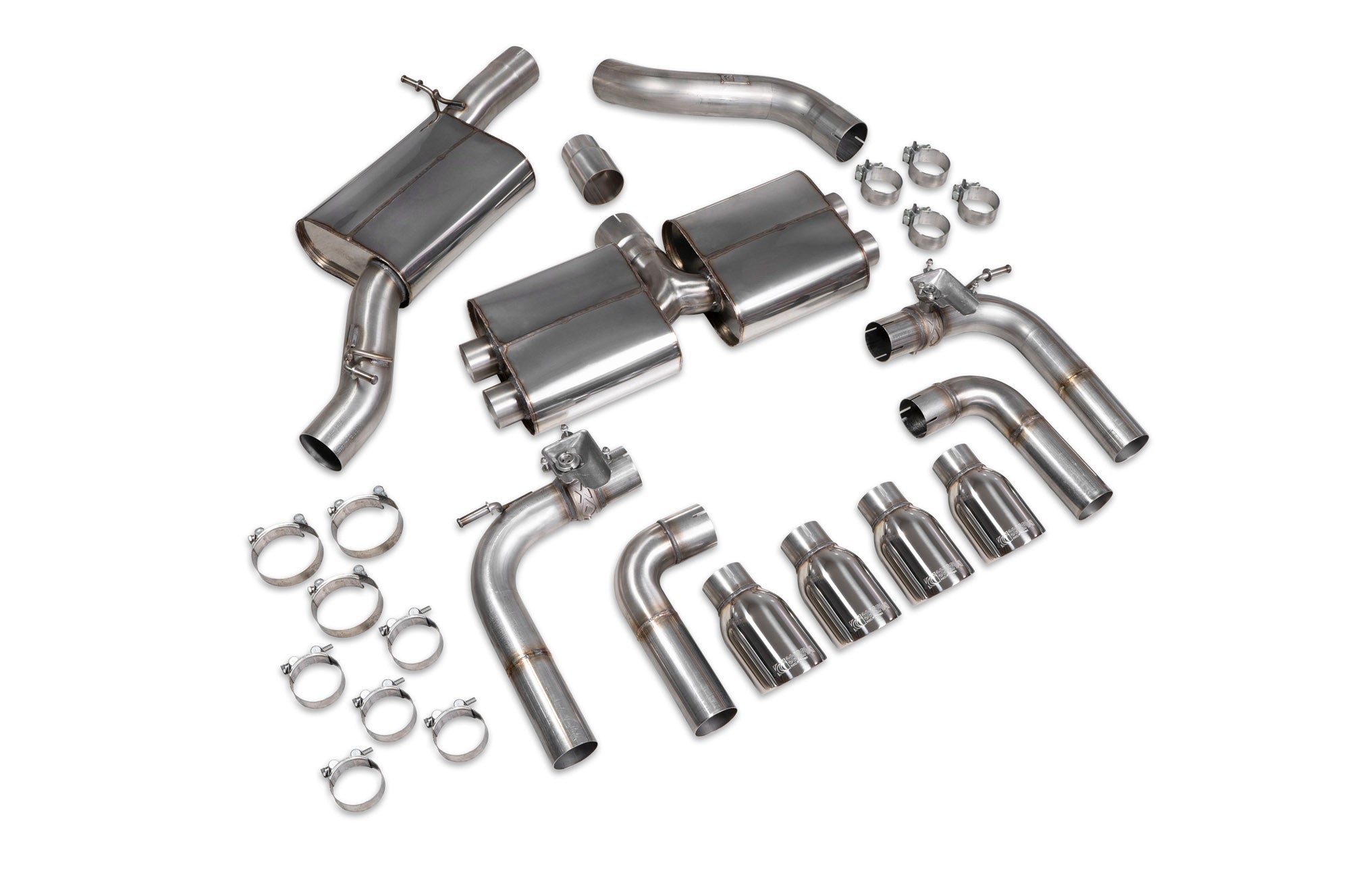 Scorpion Cat/GPF-Back Exhaust System - Audi S3 (8V) Saloon - 80mm