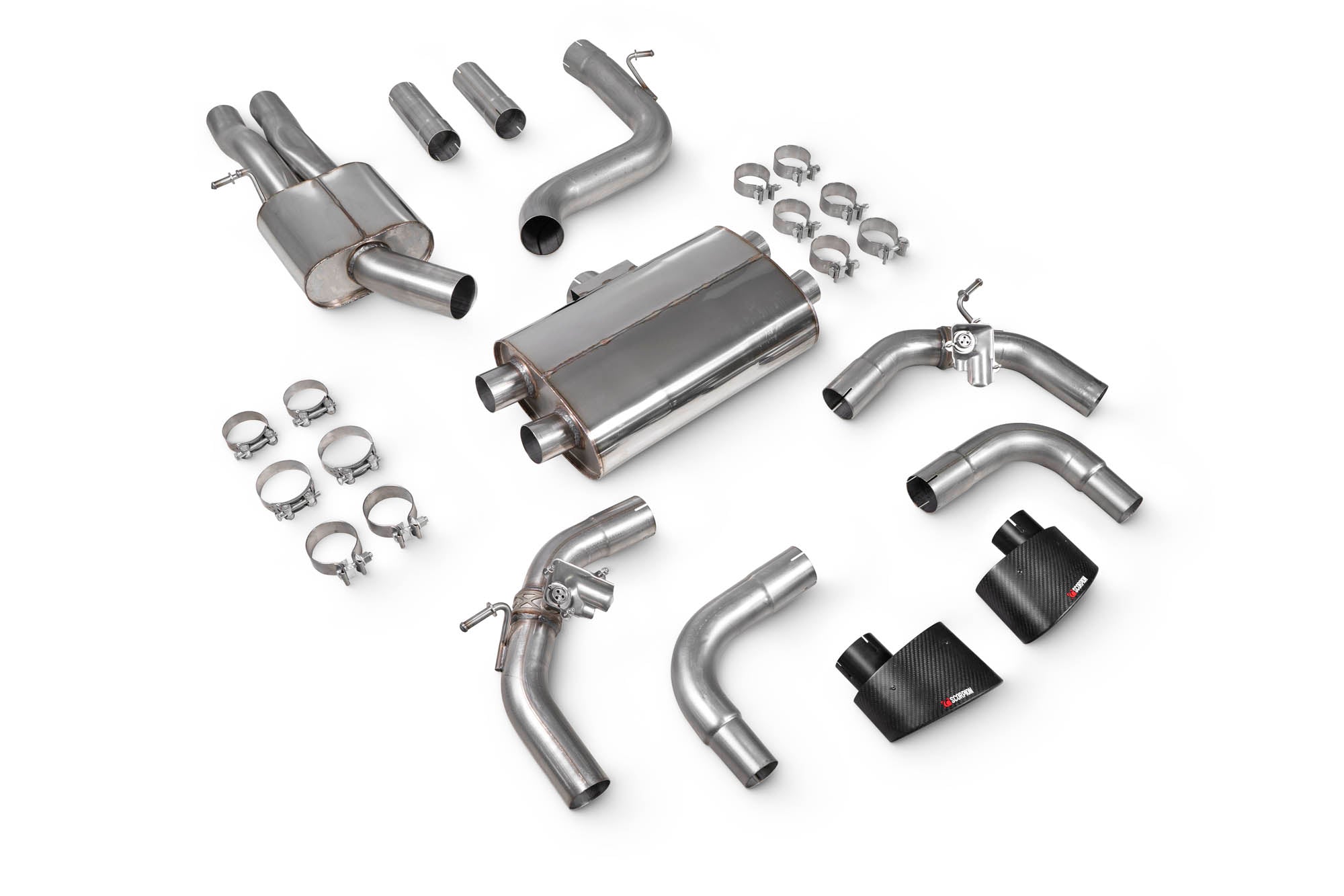 Scorpion Cat-Back Exhaust System - Audi RS3 (8V) 15-17 - 80mm