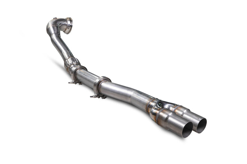 Scorpion downpipe – Audi RS3 8V 2015-17 – de-cat version – assembled - Scorpion Exhausts