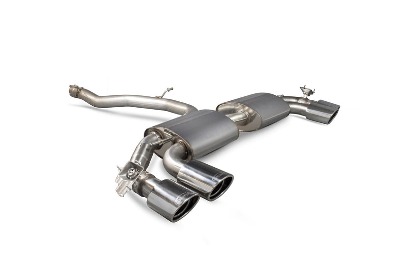 Scorpion Cat-Back Exhaust System - Audi TT (Mk3) TTS(Coupe only) - 76mm - Scorpion Exhausts