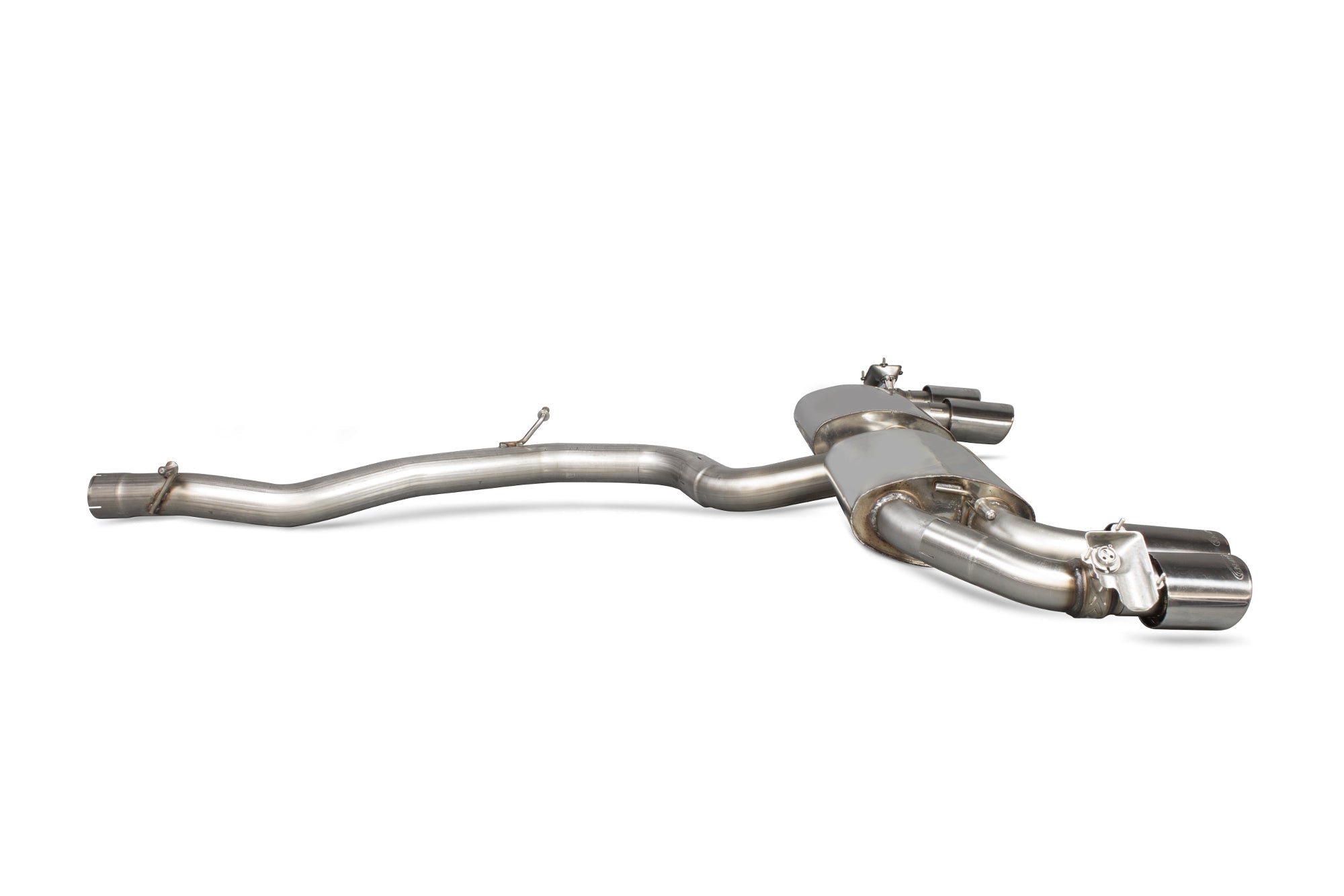 Scorpion Cat-Back Exhaust System - Audi TT (Mk3) TTS(Coupe only) - 76mm