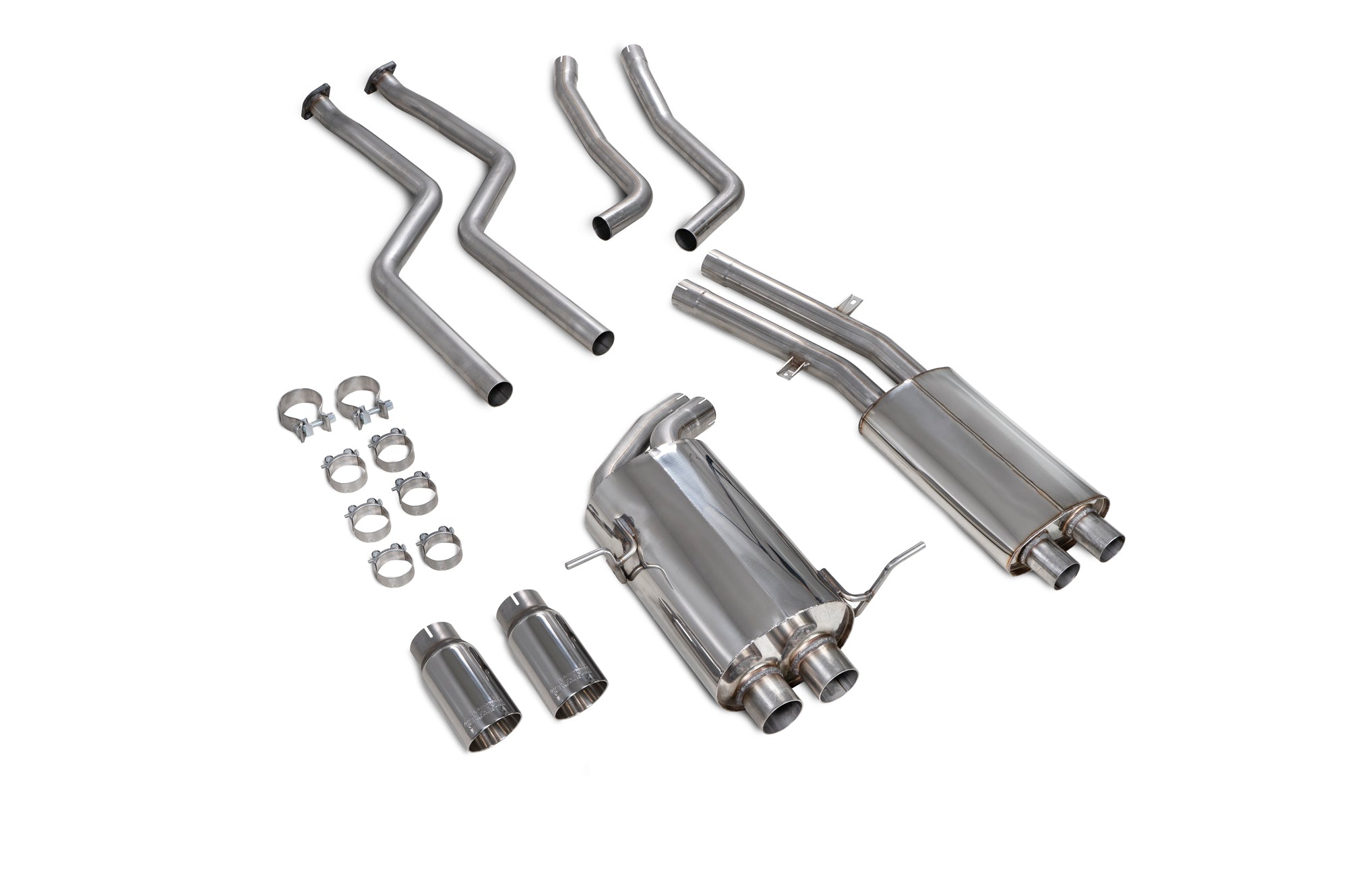 Scorpion Cat-Back Exhaust System - BMW 320/325/330 (E46) Cabriolet / Coupe / Saloon / Estate - 50.8mm