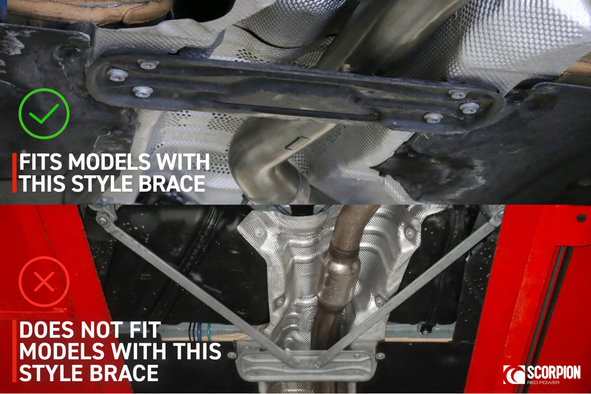 Scorpion Exhaust Tunnel Brace - BMW M135i/M140i (F20/F21) / M235i/M240i (F22/F23)