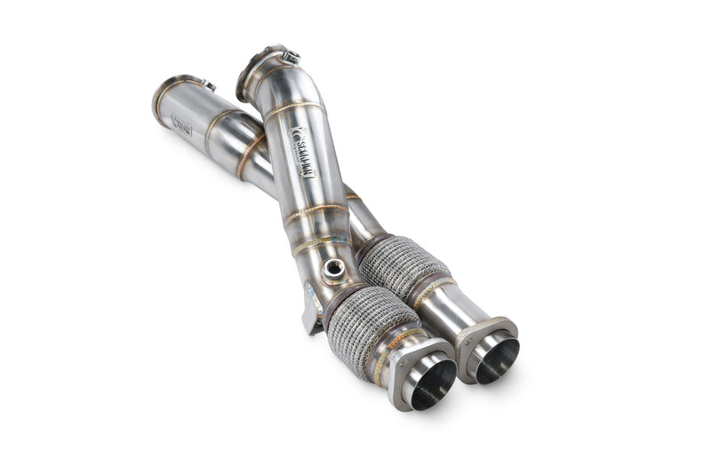 Scorpion De-Cat Downpipe - BMW X3 M / X4 M / including Competition - 89.9mm - Scorpion Exhausts