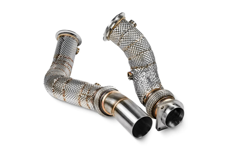 Scorpion De-Cat Downpipe - BMW M3 (F80) / M4 (F82/F83) / M2 (F87) Competition - 80mm - Scorpion Exhausts