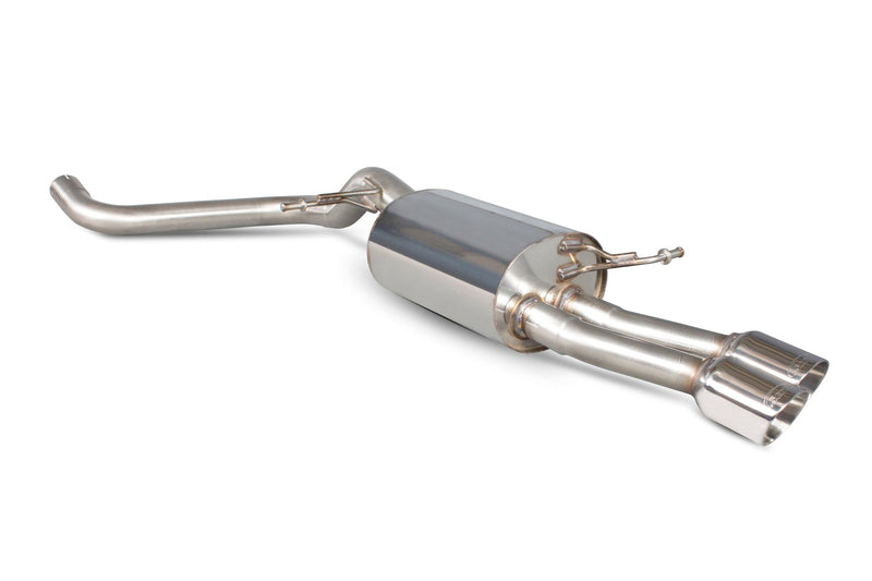 Scorpion Rear Silencer - Ford Fiesta Ecoboost 1.0T 100 / 125 - 63.5mm - Scorpion Exhausts