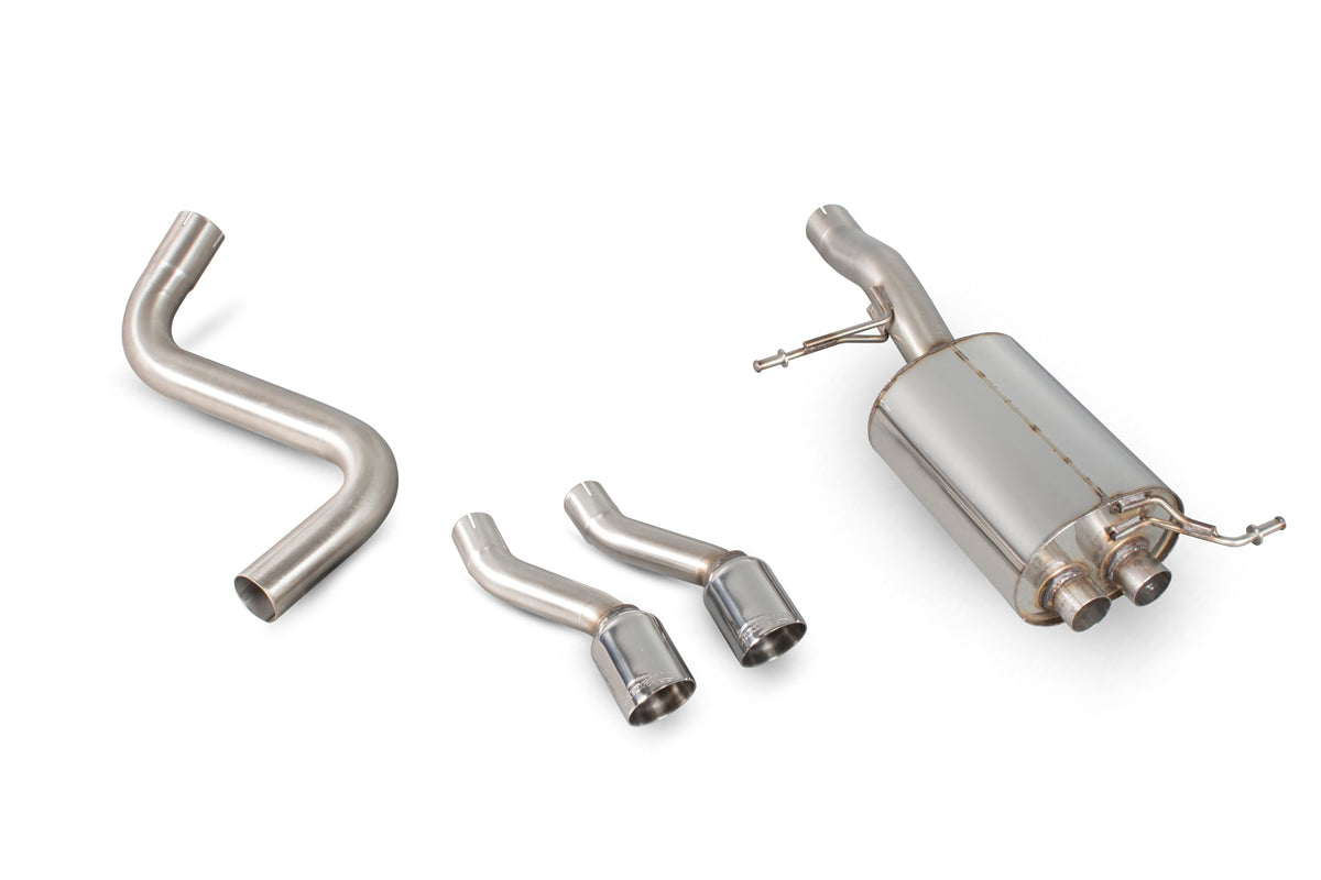 Scorpion Rear Silencer - Ford Fiesta Ecoboost 1.0T 100 / 125 - 63.5mm