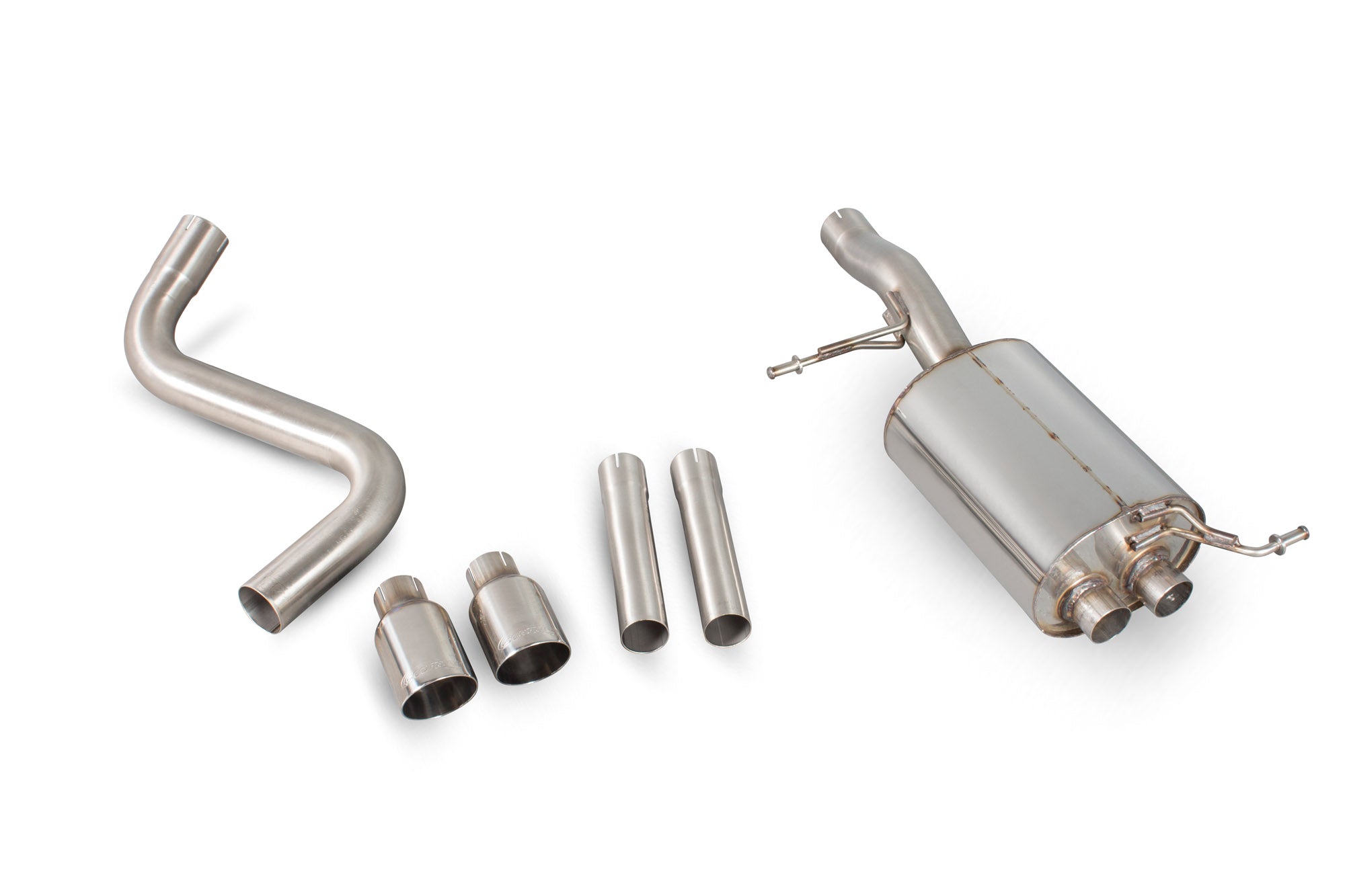 Scorpion Rear Silencer - Ford Fiesta Ecoboost 1.0T 100 / 125 / 140 PS - 63.5mm