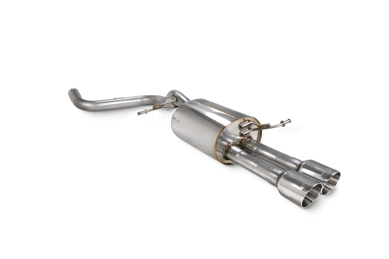 Scorpion Rear Silencer - Ford Fiesta Ecoboost 1.0T (Fits cars with standard base valance) - 63.5mm - Scorpion Exhausts