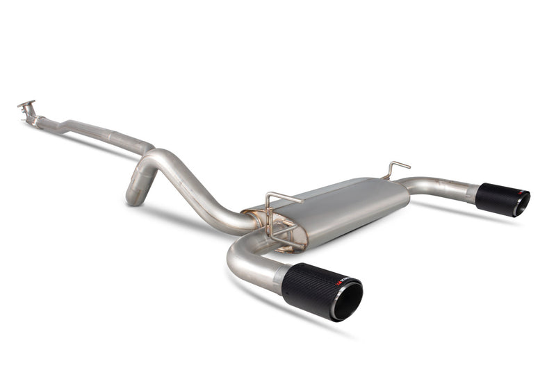 Scorpion Non-Resonated Cat-Back Exhaust - Abarth 500 / 595 / 695 (312) - Scorpion Exhausts