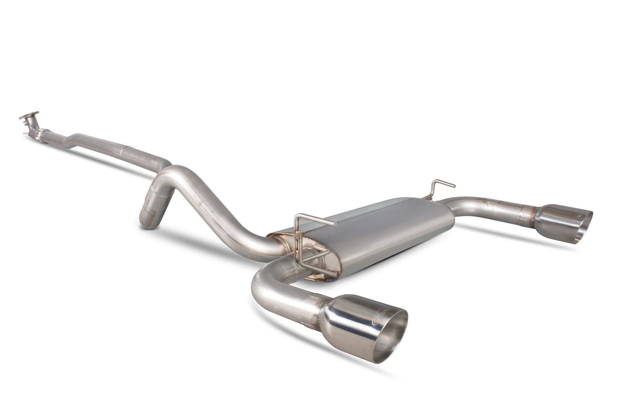 Scorpion Cat-Back Exhaust System - Fiat 500/595 Abarth 1.4 (IHI Turbo) / 595/695 Abarth 1.4 (Garrett Turbo) - 63.5mm
