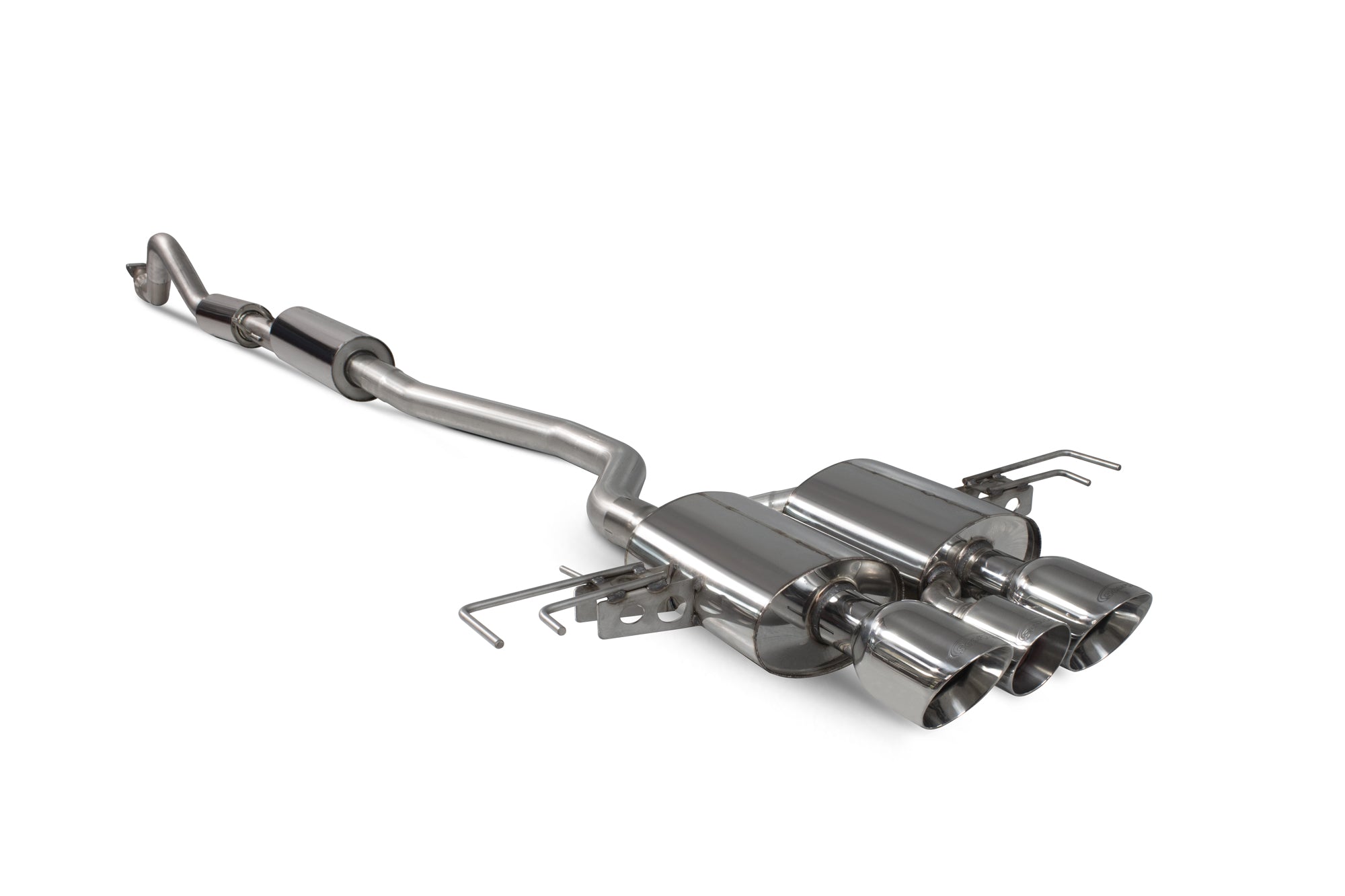 Scorpion Cat-Back Exhaust System - Honda Civic Type R (FK8) R/H Drive 17-19 - 76mm