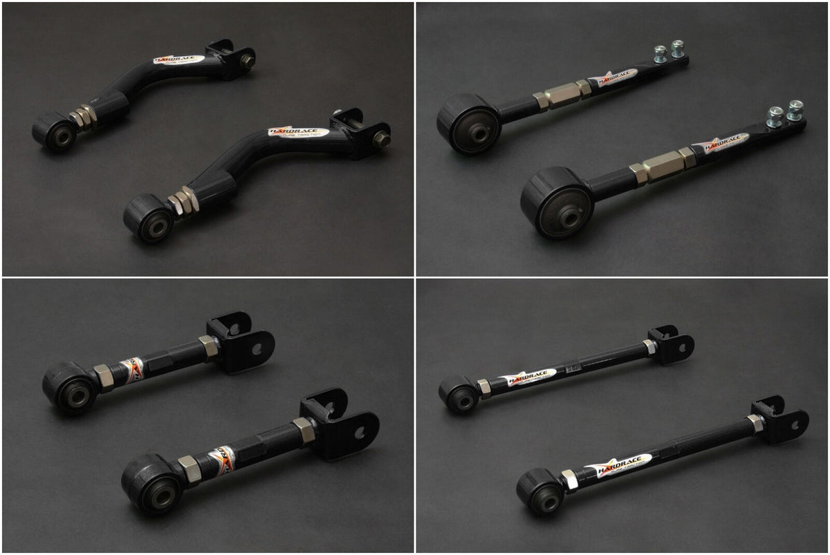 HARDRACE Suspension Package - Nissan Silvia / 180SX / 200SX (S14/S15) - Hardened Rubber - Black