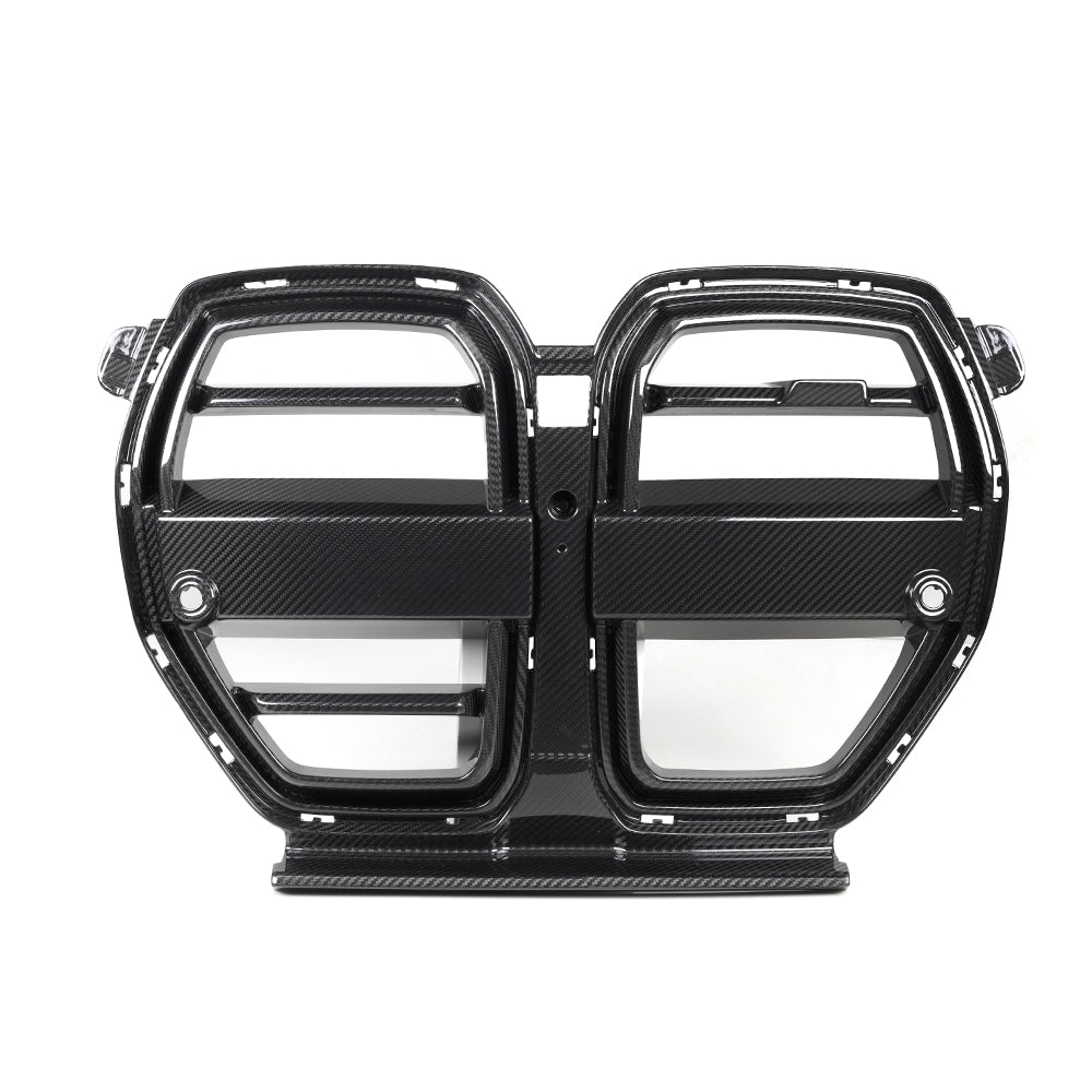 Sooqoo Pre Pregged Dry Carbon Grille - BMW M3 (G80/G81) / M4 (G82/G83) - With ACC - Image 2