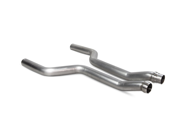 Scorpion Secondary De-Cat Pipe - Mercedes-Benz C63 AMG (W204) - 70mm - Scorpion Exhausts
