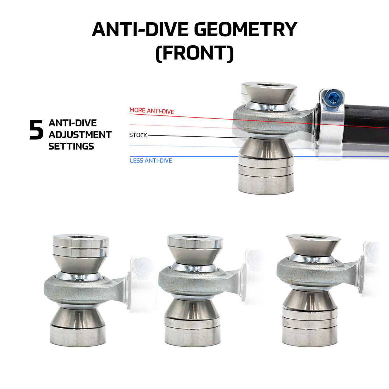 SPL Parts Front Lower Control Arm Kit – Porsche 991 (911) / 981 / 982 (718)
