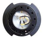 NRG Gen 2.5 quick release – wheel-side face with horn wiring (product illustration) - NRG Thumbnail