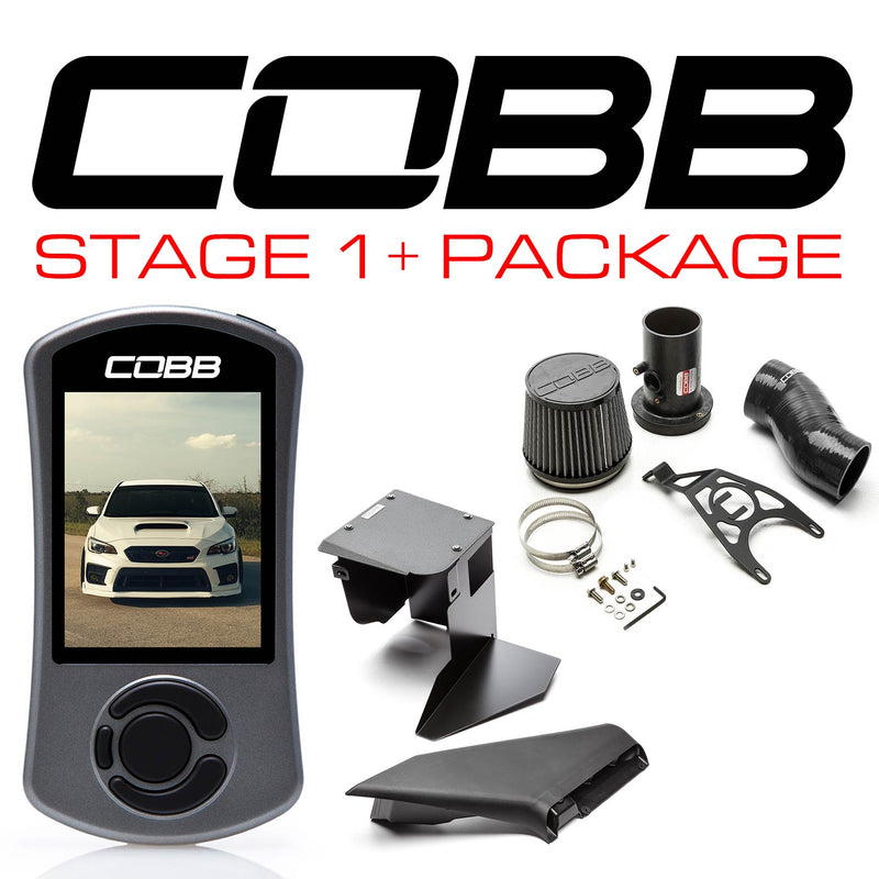 COBB Stage 1+ power package – Subaru WRX STI – Accessport V3, SF intake and airbox - Cobb Tuning