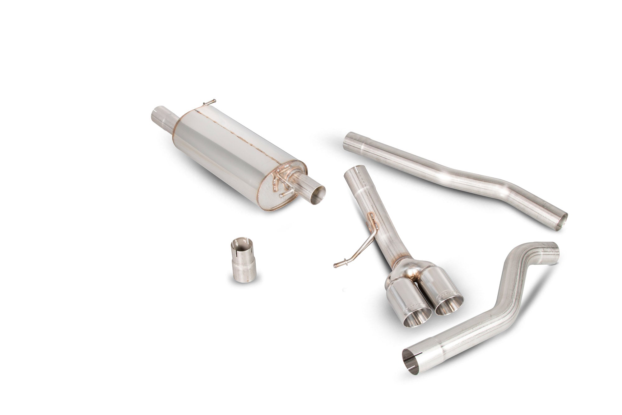 Scorpion Resonated Cat/Dpf-Back System - Volkswagen Transporter T5 2.5TDi / T5 2.0 / T5 / T6 2.0 BiTDi SWB/LWD 2WD - 70mm