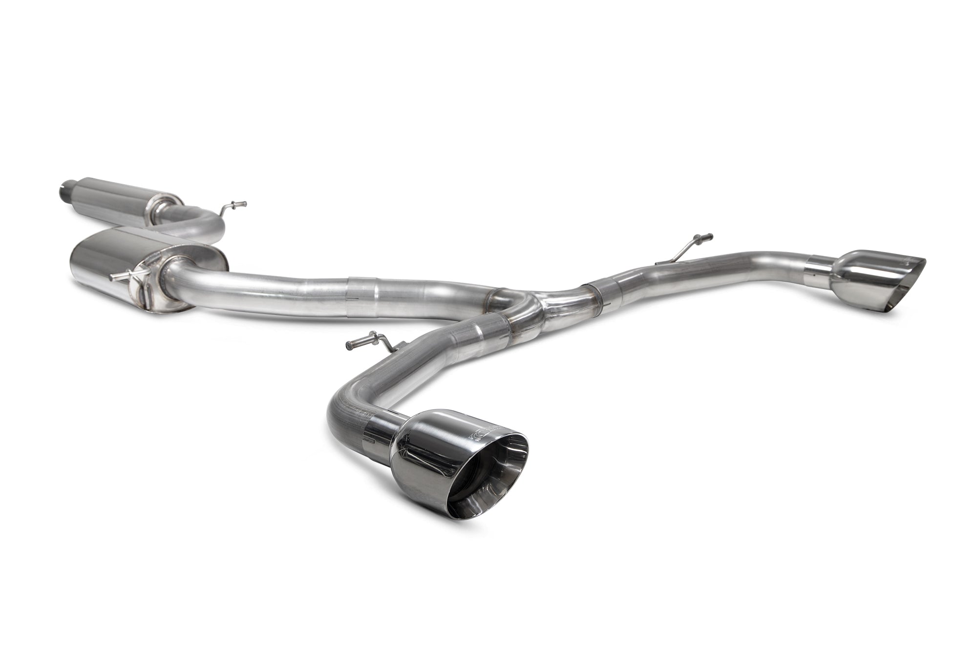 Scorpion GPF-Back Exhaust System - Volkswagen Golf (Mk8/Mk8.5) GTI - 76mm