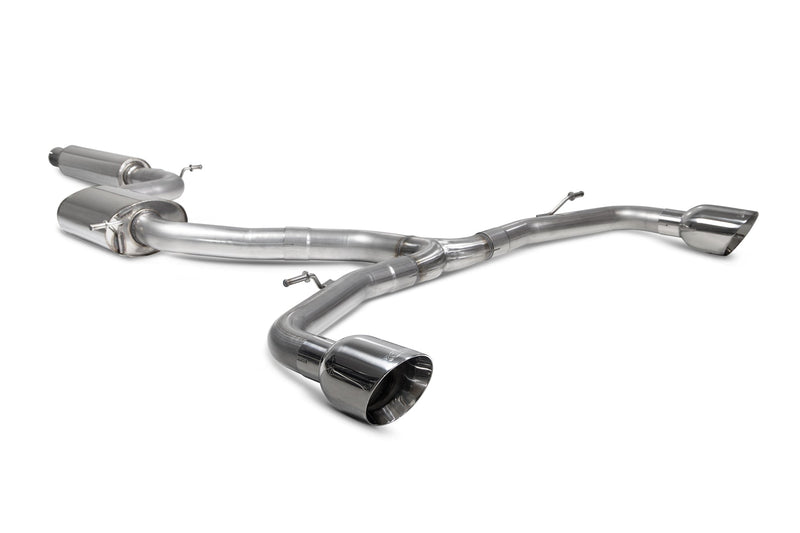 Scorpion GPF-Back Exhaust System - Volkswagen Golf (Mk8/Mk8.5) GTI - 76mm - Scorpion Exhausts