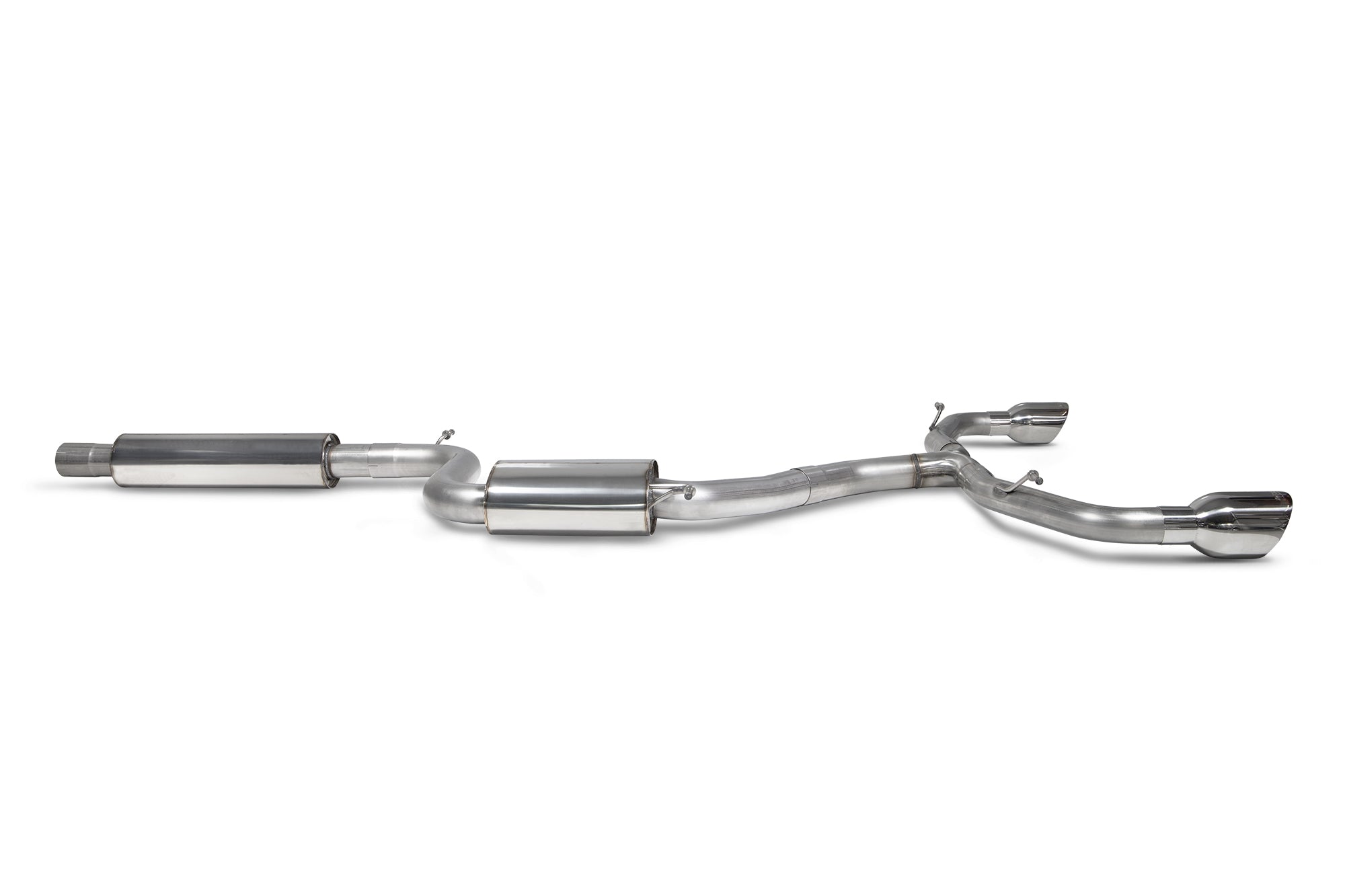 Scorpion GPF-Back Exhaust System - Volkswagen Golf (Mk8/Mk8.5) GTI - 76mm