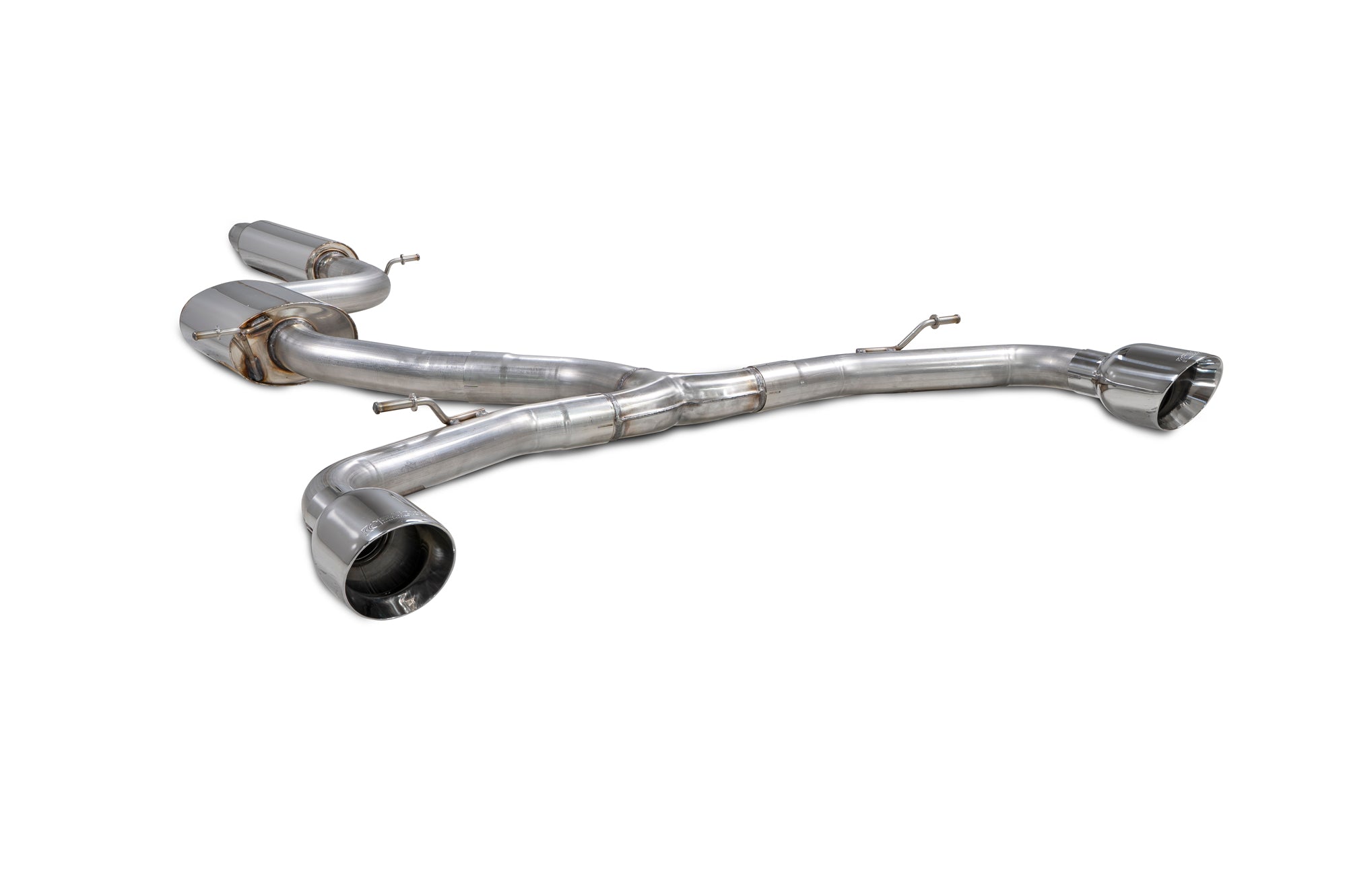 Scorpion GPF-Back Exhaust System - Volkswagen Golf (Mk8) / MK 8.5 GTI Clubsport - 76mm