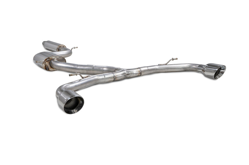 Scorpion GPF-Back Exhaust System - Volkswagen Golf (Mk8) / MK 8.5 GTI Clubsport - 76mm - Scorpion Exhausts