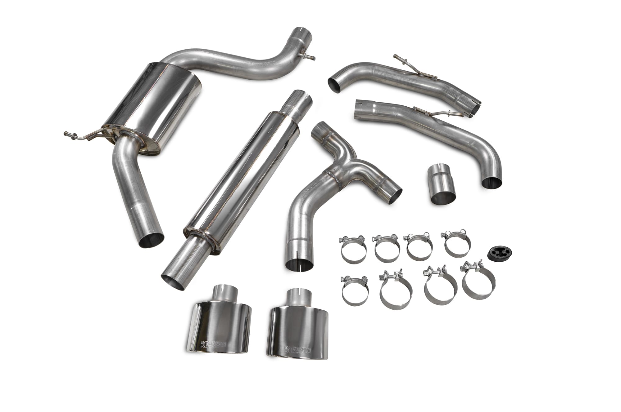 Scorpion GPF-Back Exhaust System - Volkswagen Golf (Mk8/Mk8.5) GTI Clubsport - 76mm