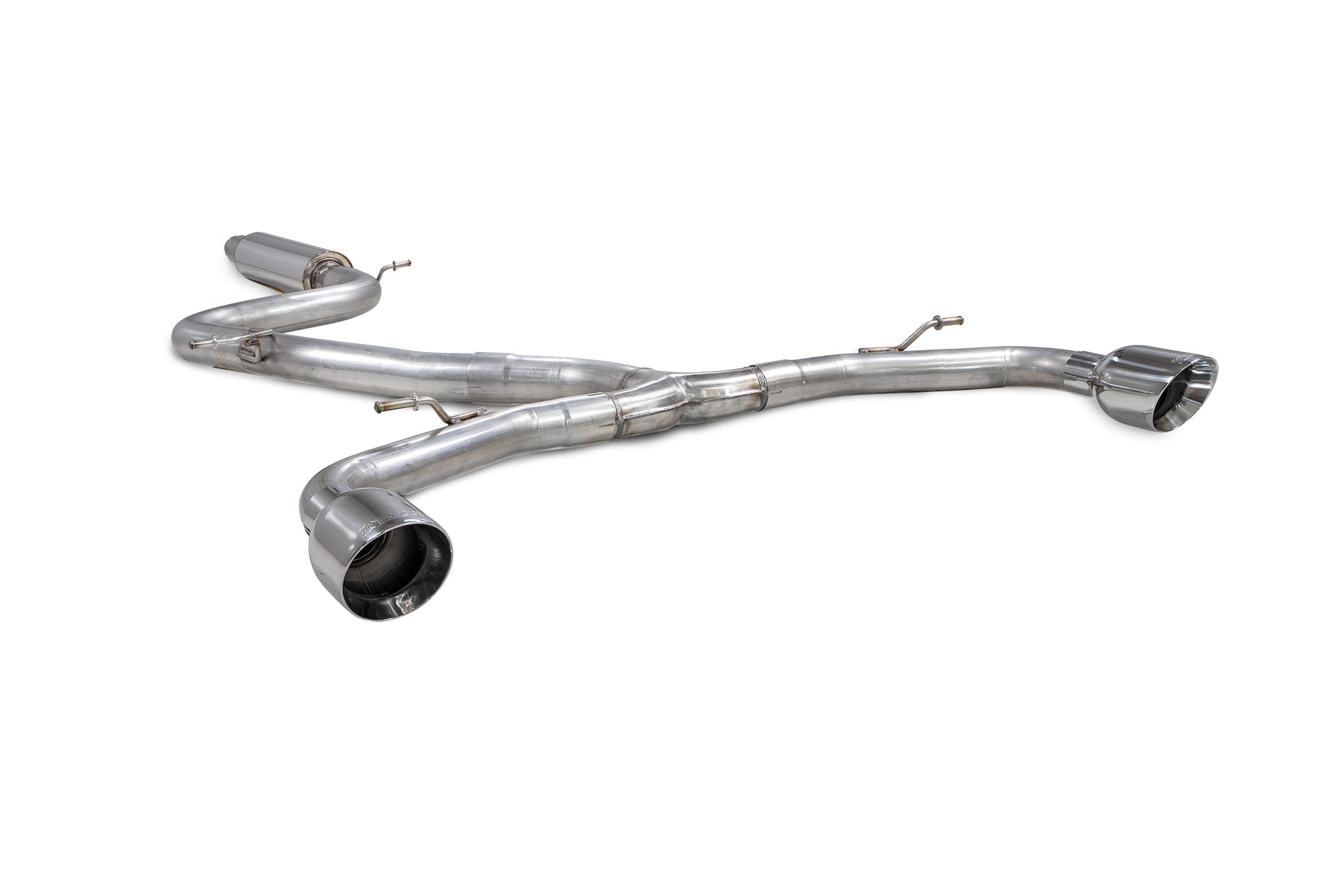 Scorpion Predator GPF-Back Exhaust System - Volkswagen Golf (Mk8) / MK 8.5 GTI Clubsport - 76mm