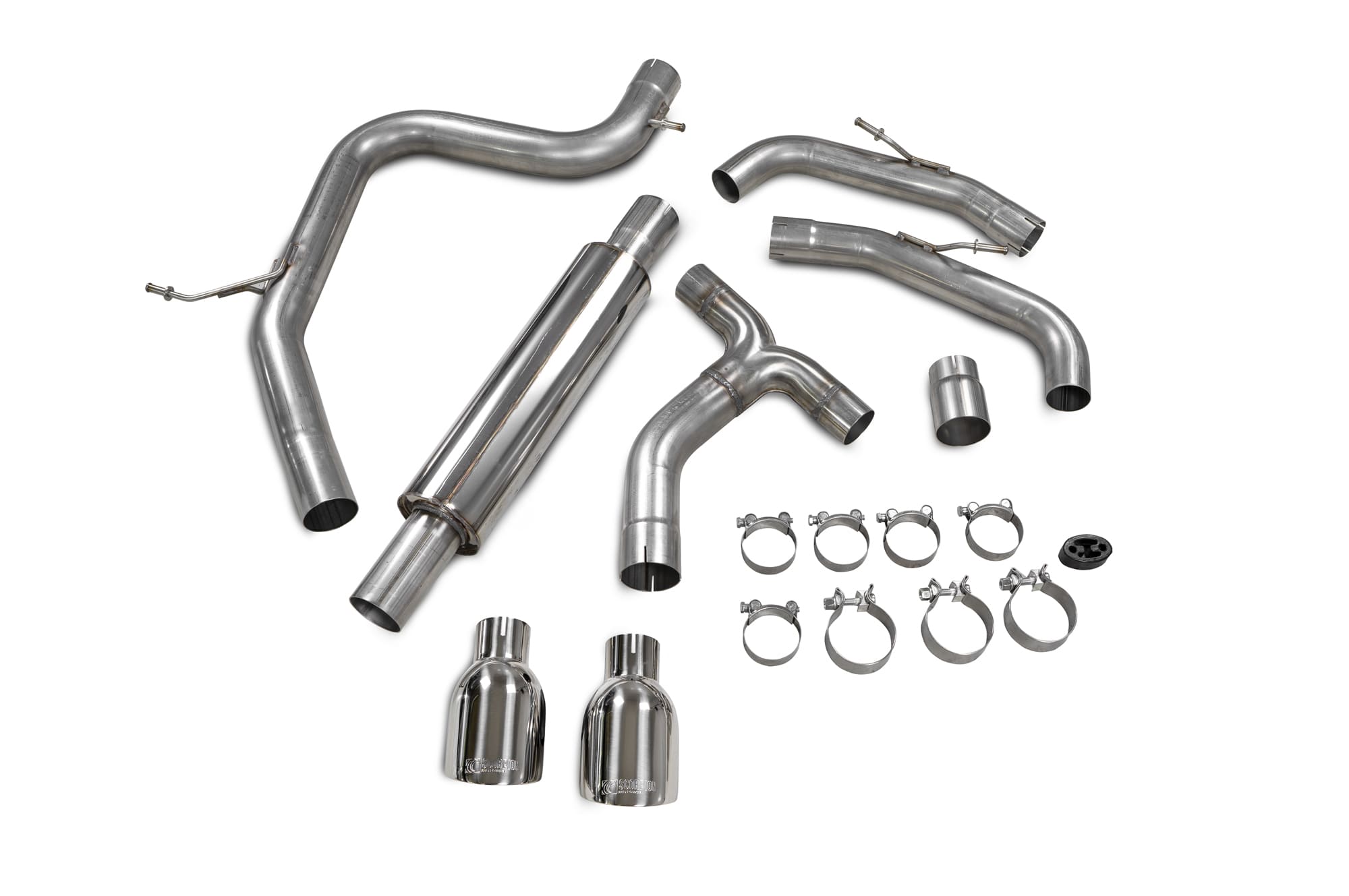 Scorpion Predator GPF-Back Exhaust System - Volkswagen Golf (Mk8) / MK 8.5 GTI Clubsport - 76mm