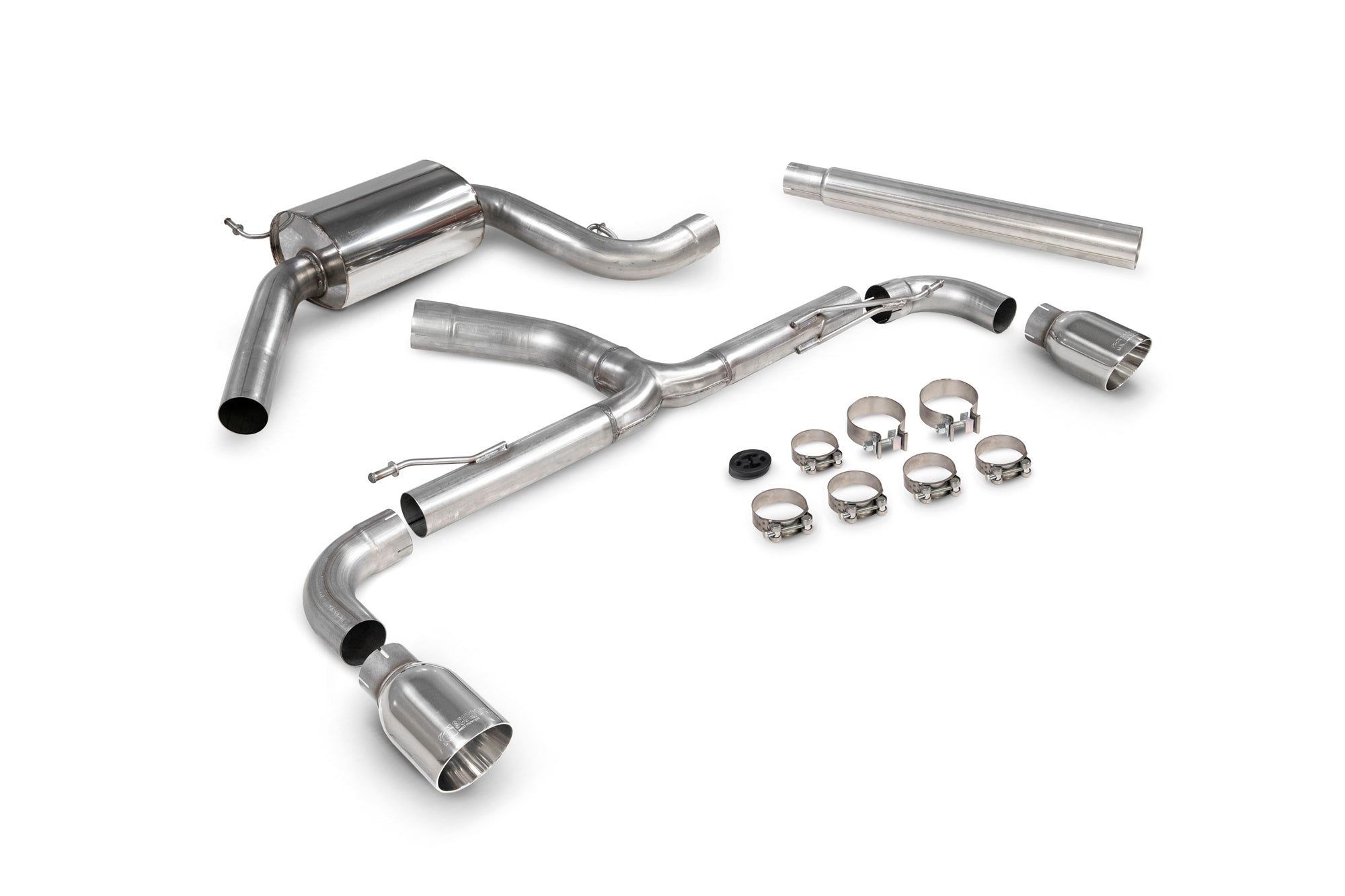 Scorpion Predator Cat-Back Exhaust System - Volkswagen Scirocco R - 76mm