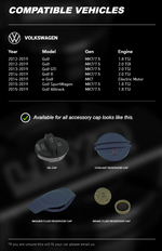 LEYO billet engine bay caps – compatible vehicles and factory cap styles chart - LEYO Thumbnail