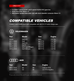 LEYO turbo charge pipe – MQB – compatible vehicles and fitment chart - LEYO Thumbnail