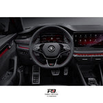 LEYO DSG billet paddle extension V2 – fitted to Skoda Octavia RS Mk4, cabin view - LEYO Thumbnail