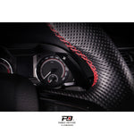 LEYO DSG billet paddle extension V1 – black paddle behind wheel near the cluster - LEYO Thumbnail