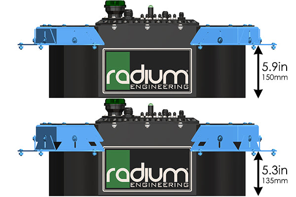 Radium Spare Tire Fuel Cell Mounting Kit – Universal Fit - Chicane Australia