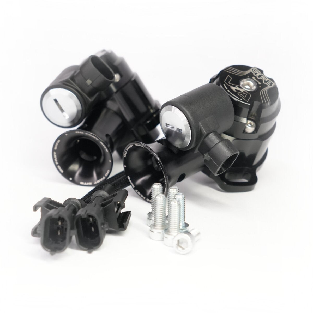 GFB VTA Dual Diverter Valves w/Integrated Solenoid - Alfa Romeo Giulia/Stelvio Quadrifoglio (952/949) 2.9