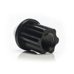 Titan 7 O.W.L forged titanium race nut in black, M12x1.5 thread - Titan7 Thumbnail