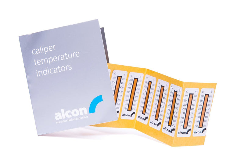 Alcon Brake Caliper Temperature Indicator Strips – Pack of 15 - Chicane Australia - Alcon
