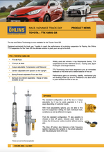 Öhlins TTX 2-Way Adjustable Trackday Coilovers - Toyota GR Yaris (GXPA16) - Image 5 - Ohlins Suspension Thumbnail