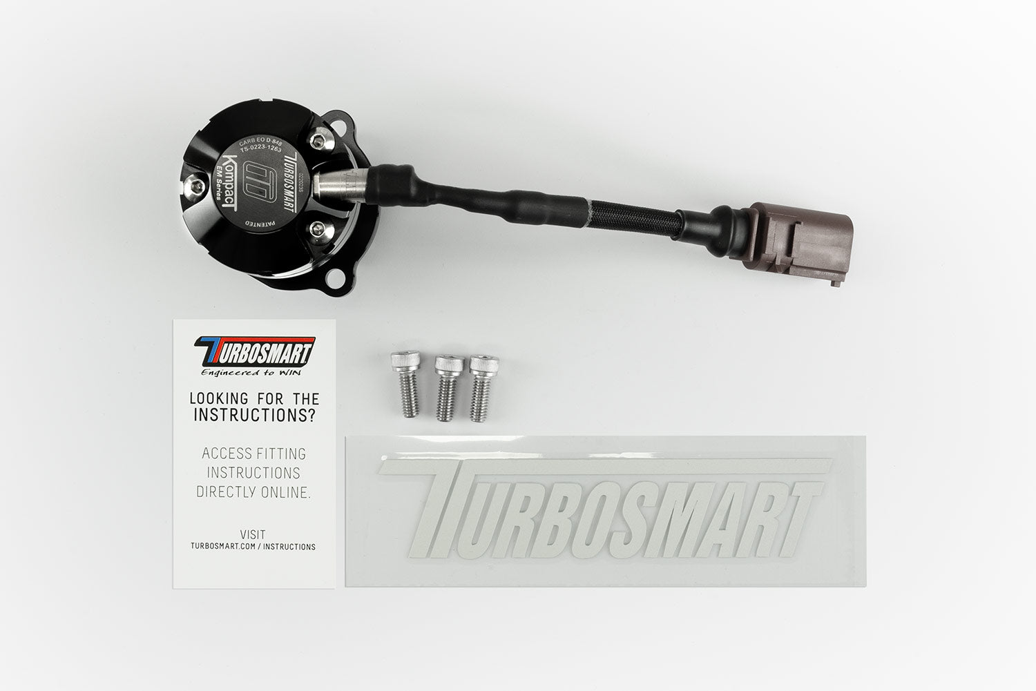 Turbosmart Kompact EM Plumb Back BOV – VW Golf R Mk7, GTI Mk7/Mk8, Audi S3 RS3 8V - Chicane Australia