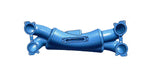 Torque Solution high volume intake manifold shown in blue – top view - Torque Solution Thumbnail