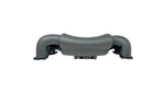 Torque Solution high volume intake manifold shown coated dark grey – rear view - Torque Solution Thumbnail