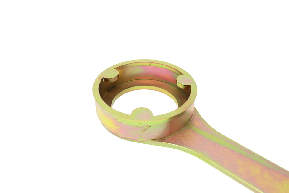 Torque Solution AVCS intake cam sprocket tool – close-up of the ring head and locating pins