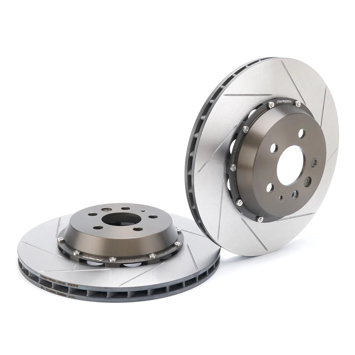 Paragon 2-piece front rotor pair 355 x 28mm – Tesla Model 3 Performance / Model Y