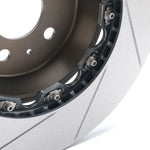 Paragon Tesla front rotor hat and bobbin close-up - Paragon Thumbnail