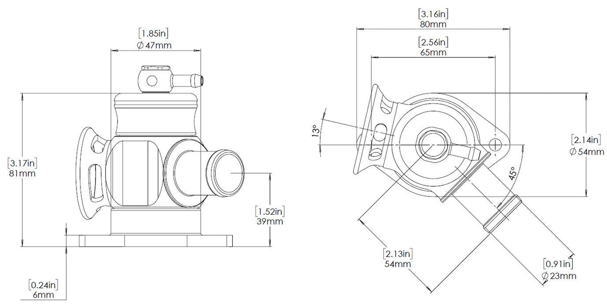 Turbosmart Kompact Shortie HKS Plumb Back - Blow Off Valve