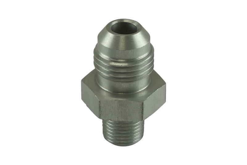 Turbosmart Straight Fitting - 1/8" NPT Male to -6AN Flare - Turbosmart