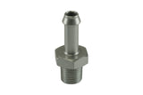Turbosmart Straight Fitting - Hose Barb to 1/8" NPT Male
